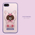LINE FRIENDS iPhone SE(第3世代)/SE(第2世代)/8/7用SILICON CASE ハンバーガーブラウン KCL-CHB001-イメージ10