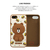 LINE FRIENDS iPhone SE(第3世代)/SE(第2世代)/8/7用SILICON CASE ハンバーガーブラウン KCL-CHB001-イメージ13