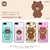 LINE FRIENDS iPhone SE(第3世代)/SE(第2世代)/8/7用SILICON CASE ハンバーガーブラウン KCL-CHB001-イメージ2