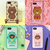 LINE FRIENDS iPhone SE(第3世代)/SE(第2世代)/8/7用SILICON CASE ハンバーガーブラウン KCL-CHB001-イメージ4