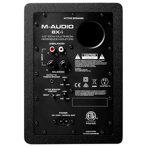 M-Audio 4．5インチ 120W デスクトップ/モニタリング パワード・スピーカー BX4 MA-MON-014-イメージ4