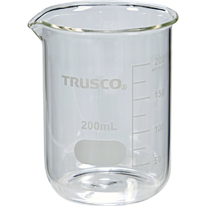 トラスコ ガラスビーカー　２００ｍｌ GB-200-イメージ1