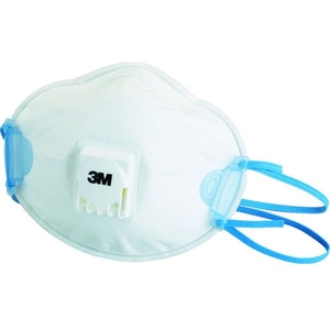 3M 使い捨て式防じんマスク 8822E DS2 排気弁付き 10枚入 FC589XP-3881113-イメージ1