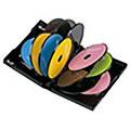 サンワサプライ DVDトールケース(12枚収納・3枚セット) ブラック DVD-TW12-03BKN