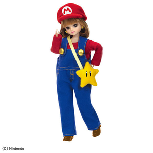 タカラトミー リカちゃん スーパーマリオ リカちゃん マリオスタイル リカちゃん ｽ-ﾊﾟ-ﾏﾘｵﾘｶﾁﾔﾝﾏﾘｵｽﾀｲﾙ-イメージ1