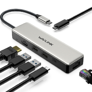 WAVLINK 2．5Gbps イーサネット 6-in-1 USB-C ハブ WL-UHP3414PRO-イメージ1