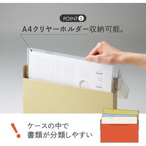 リヒトラブ Mutual コングレスケース A4・ヨコ マットイエロー FCE601U-A2073-5-イメージ4