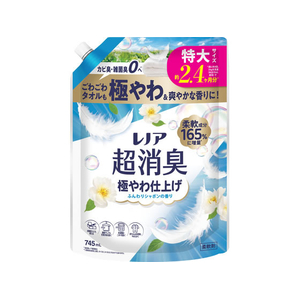 Ｐ＆Ｇ レノア超消臭 極やわ仕上げ ふんわりブロッサムの香り 詰替 特大 745mL FCJ308F-イメージ1