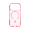 Ｈａｍｅｅ iPhone18 Pro/17 Pro用 ﾊｲﾌﾞﾘｯﾄﾞMAGSYNQｹｰｽ IFACE LOOK IN CLEAR ピンク／フロスト 41-194809