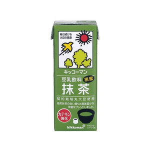 キッコーマンソイフーズ 豆乳 飲料 抹茶 200ML FCB6834279230-イメージ1