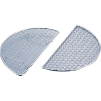 エムテートリマツ MT/半月 とんかつ網 亀甲目 足付 線径0.57mm 10mm目 FCK8756-020748006