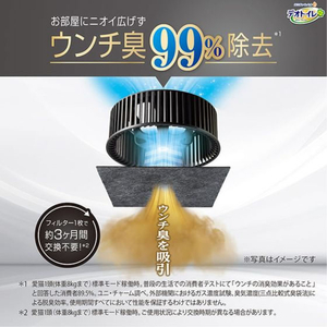 ユニ・チャーム デオトイレ 脱臭ファン+ 本体セット FC291YP-イメージ4