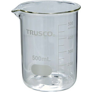 トラスコ ガラスビーカー　５００ｍｌ GB-500-イメージ1
