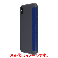パワーサポート iPhone XS Max用ケース Navy PUC-83