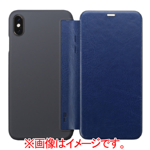 パワーサポート iPhone XS Max用ケース Navy PUC-83-イメージ5