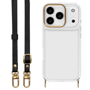 ラスタバナナ iPhone17 Pro用ILBE ショルダーストラップ付きハイブリッドケース ブラック 9057IP5BHPBK-イメージ1