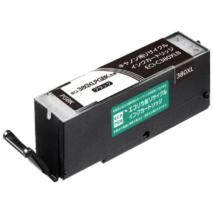エコリカ BCI-380XLPGBK互換リサイクルインクカートリッジ ブラック(顔料) ECI-C380XLB エコリカ BCI-380XLPGBK互換リサイクルインクカートリッジ ブラック(顔料) ECI-C380XLB