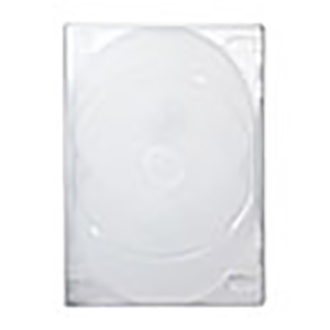 サンワサプライ DVDトールケース(12枚収納・3枚セット) クリア DVD-TW12-03CLN-イメージ3