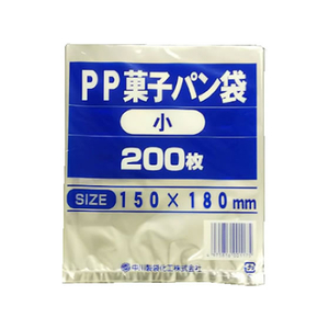 中川製袋 中川製袋化工/PP菓子パン袋 小 200枚 FCV4092-S005194-イメージ1