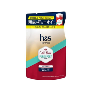 Ｐ＆Ｇ h&s menゴールド2in1 リンスのいらないシャンプー 替 300g FCE914S-イメージ1