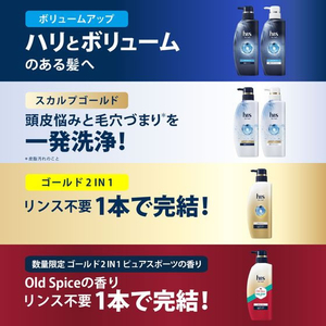 Ｐ＆Ｇ h&s menゴールド2in1 リンスのいらないシャンプー 替 300g FCE914S-イメージ4