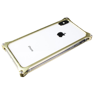 ギルドデザイン iPhone X用ソリッドバンパー シャンパンゴールド GI-422CG-イメージ1