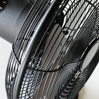HERMOSA RF-0113BK 卓上扇風機 レトロファン テーブル ブラック