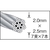 トラスコ中山 TRUSCO ステンレスワイヤロープ ナイロン被覆 2.0(2.5)mm×20 2.0(2.5)200502.5 FC623EK-4890906-イメージ2