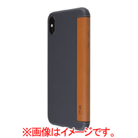 パワーサポート iPhone XS Max用ケース Brown PUC-80