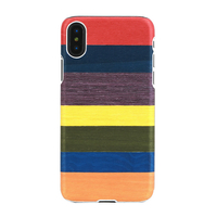 Man & Wood iPhone XS/X用天然木ケース Lollipop I10482I8