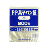 中川製袋 中川製袋化工/PP菓子パン袋 中 200枚 FCV4093-S159419