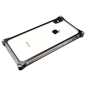 ギルドデザイン iPhone X用ソリッドバンパー ブラック GI-422B-イメージ1