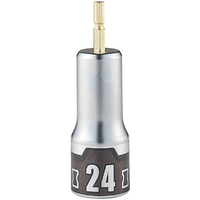 ＫＴＣ（ＴＮ） インパクトドライバ用ソケットビット 難攻不落 ２４ｍｍ KTC　インパクトドライバ用ソケットビット　難攻不落 BZP63-24