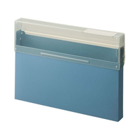 リヒトラブ Mutual コングレスケース A4・ヨコ スレートブルー FCE603U-A2073-11