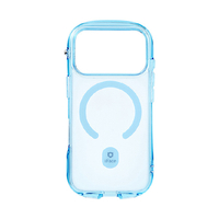 Ｈａｍｅｅ iPhone18 Pro Max/17 Pro Max用 ﾊｲﾌﾞﾘｯﾄﾞMAGSYNQｹｰｽ IFACE LOOK IN CLEAR ブルー／フロスト 41-194823