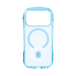 Ｈａｍｅｅ iPhone18 Pro Max/17 Pro Max用 ﾊｲﾌﾞﾘｯﾄﾞMAGSYNQｹｰｽ IFACE LOOK IN CLEAR ブルー／フロスト 41-194823-イメージ1