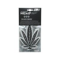 ニューアークス HEMP エアーフレッシュナー ブラックムスク 3枚 FCB2471-NAX052002