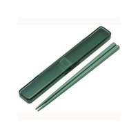 スケーター 抗菌 音の鳴らない箸箱セット セージグリーン FC195NW-ABC3AG