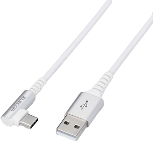 エレコム USB2.0ケーブル(認証品、A-C、L型コネクタ) 1.2m ホワイト MPA-ACL12NWH エレコム USB2.0ケーブル(認証品、A-C、L型コネクタ) 1.2m ホワイト MPA-ACL12NWH