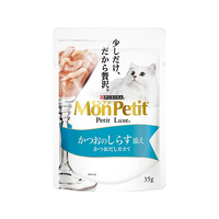 ネスレピュリナペットケア モンプチ プチリュクスパウチ かつおのしらす添え かつおだし仕立て 35g F497547