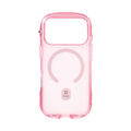 Ｈａｍｅｅ iPhone18 Pro Max/17 Pro Max用 ﾊｲﾌﾞﾘｯﾄﾞMAGSYNQｹｰｽ IFACE LOOK IN CLEAR ピンク／フロスト 41-194830
