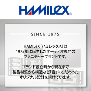 ハヤミ オーディオラック HAMILEX・Bastia ブラック木目 B-2515-イメージ7