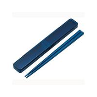 スケーター 抗菌 音の鳴らない箸箱セット オーシャンブルー FC196NW-ABC3AG