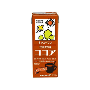 キッコーマンソイフーズ FCB6836-317940 豆乳 飲料 ココア 200ML