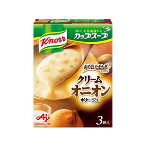 味の素 クノール カップスープ クリームオニオンポタージュ 3袋 FC931NV-イメージ1