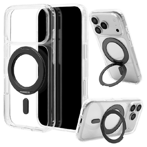 ラスタバナナ iPhone18 Pro/17Pro用 ZEROSAFE CIRCLE* クリア＊ブラック 9599IP6BZSCLBK-イメージ1