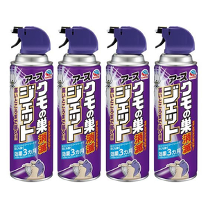 アース製薬 クモの巣消滅ジェット 450mL 4本パック FC400MN-イメージ1