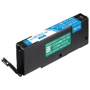 ●キヤノン BCI-381XLC互換リサイクルインクカートリッジ。 ●高温多湿、直射日光の当たる場所を避けて、開封せずに保管してください。 ●インク残量表示対応になります。 ●開封後は6カ月以内にお使