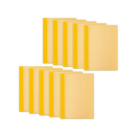 プラス プラス 通知表ファイル タテ入 6ポケット 10冊 イエロー/78764 FCP3038-78764/FL-190GD