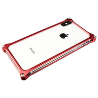 ギルドデザイン iPhone X用ソリッドバンパー レッド GI-422R